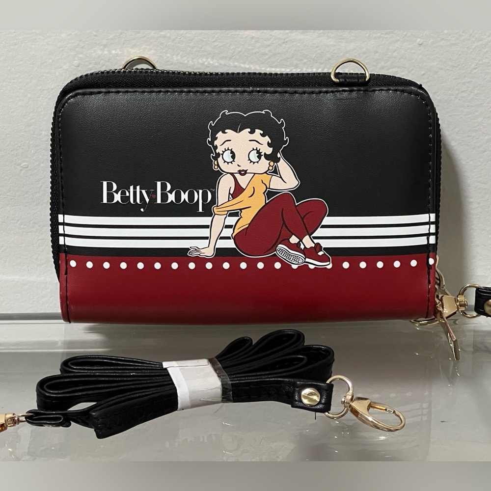 Betty Boop Wristlet Wallet Purse Clutch